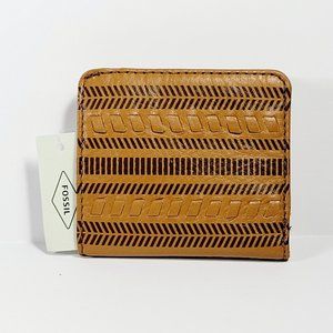 Fossil Wallet Madison Bifold Brown W/Multi Pockets.